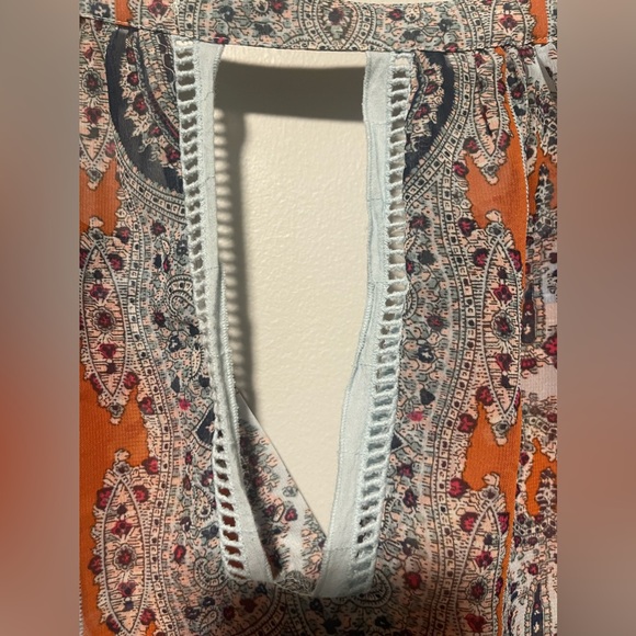 Love FIRE Women’s Sheer 3/4 Length Sleeve Tunic Top Sz S - Picture 5 of 7